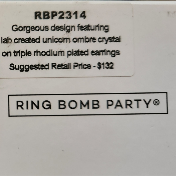 Ring Bomb Party Earrings - Picture 3 of 3